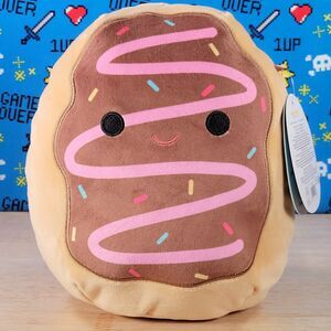 Squishmallow Deja the Donut 8" 2022 UltraSoft Food Squad Toy Plush NWT